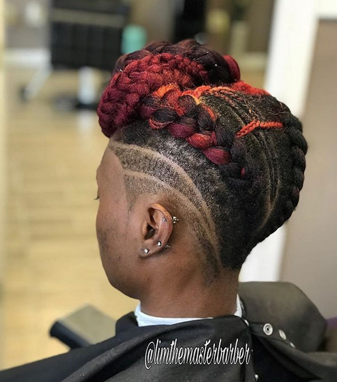 We Found The Best Braid and Loc Undercuts Instagram Has To Offer
